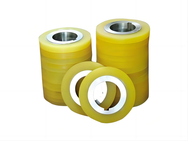 Longitudinal shear series rubber ring
